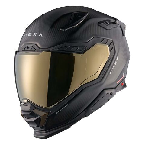 Nexx X.WST3 Zero Pro Carbon Helmet Matte Carbon/Gold Iridium / LG [Blemished - Very Good]