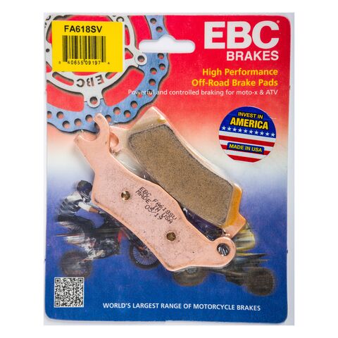 EBC FA618SV SV Series Severe Duty Front Brake Pads