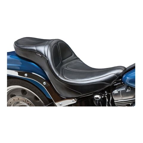 Le Pera Maverick Daddy Long Legs Seat For Harley Softail With 200mm Tire 2006-2017 Maverick Stitch [Previously Installed]