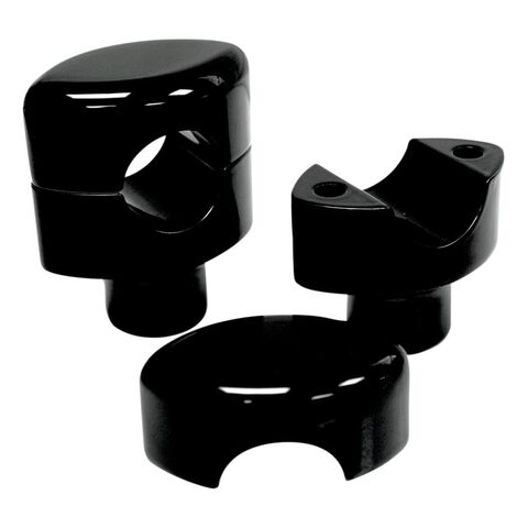 LA Choppers Smooth Handlebar Risers For Harley With 1 1/4" Bars 1-1/2" / Chrome [Open Box]