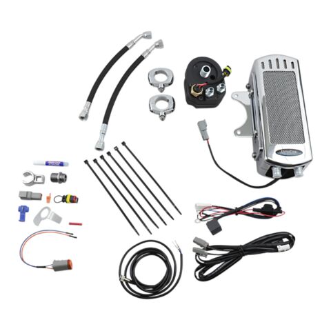 UltraCool Side Mount Oil Cooler Kit For Harley FXR / Touring 1984-2000