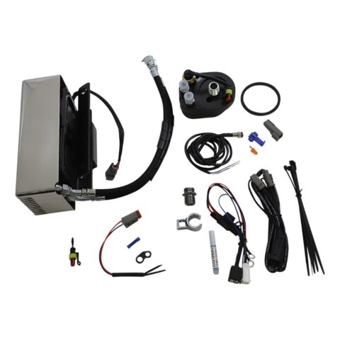 UltraCool Below Regulator Mount Oil Cooler Kit For Harley Touring 2009-2016