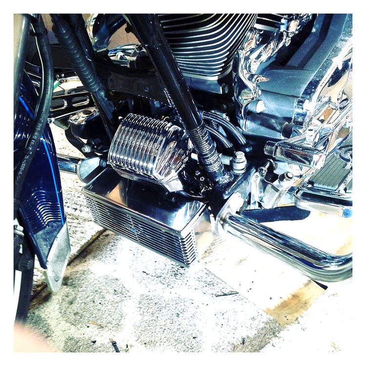 UltraCool Below Regulator Mount Oil Cooler Kit For Harley