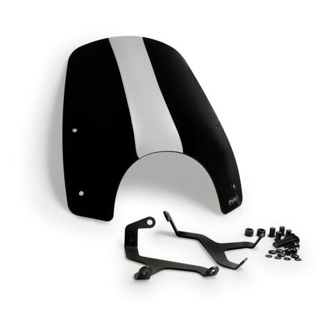 Puig Naked New Generation Windscreen Honda Rebel 1100 2021-2026 Black [Blemished - Very Good]