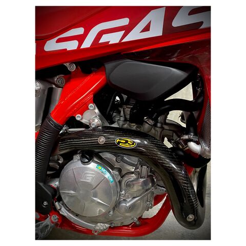 P3 Carbon Fiber MAXCoverage Heat Shield Gas Gas 450cc