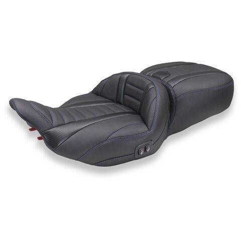 Mustang Super Touring Deluxe Extended Reach Seat For Harley Touring 2023-2026