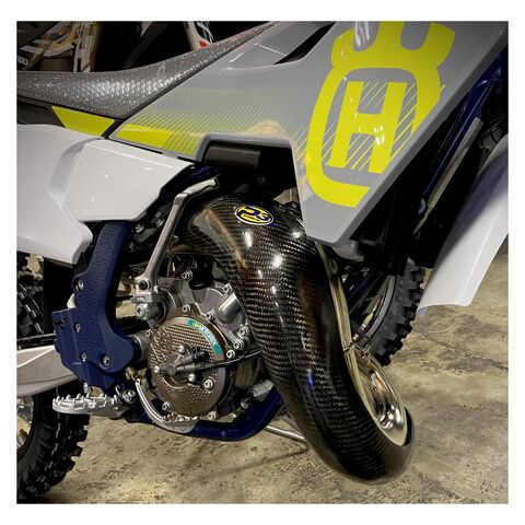 P3 Carbon Fiber Pipe Guard KTM / Husqvarna / Gas Gas 65cc 2024-2026
