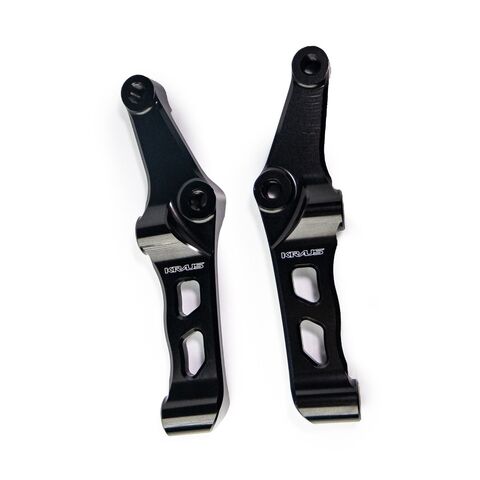 Kraus Front Axial To Radial Caliper Mounts Right / Left / Set of 2 / Black Anodized [Open Box]