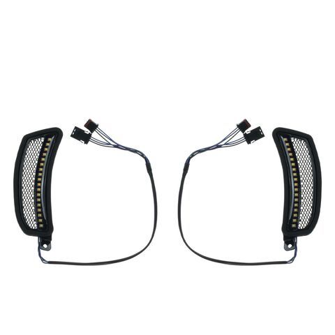 HogWorkz LED Turn Signal & DRL Vent Inserts For Harley Low Rider ST 2022-2026