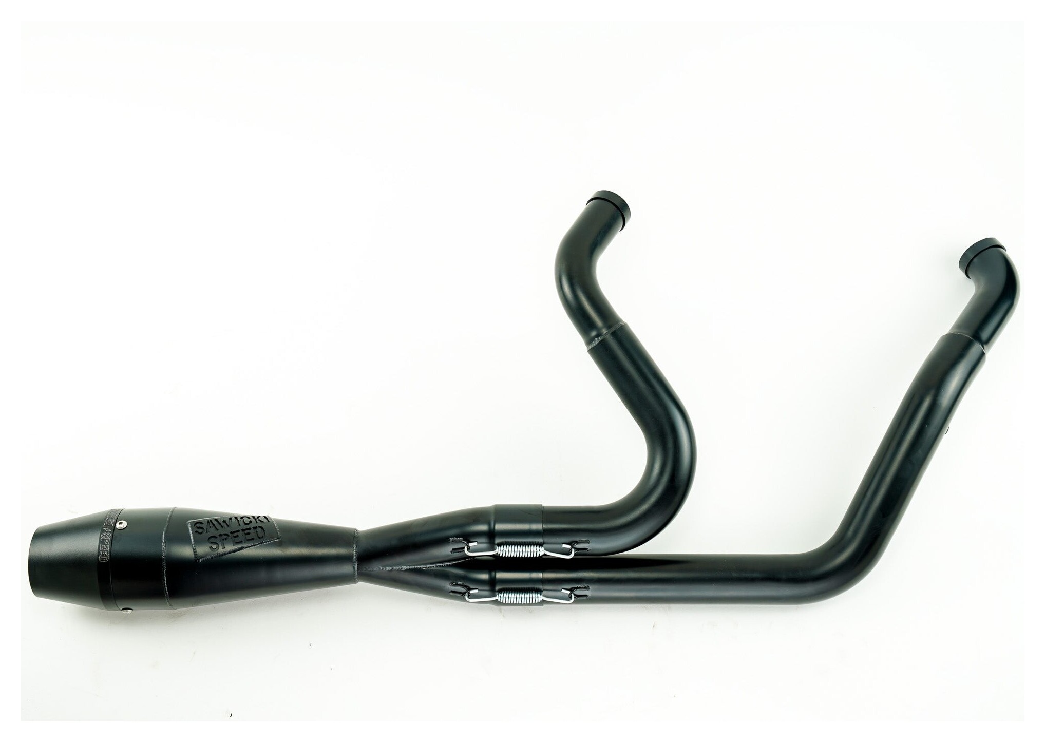 Sawicki Speed Shop Intimidator 2-Into-1 Shorty Exhaust For Harley
