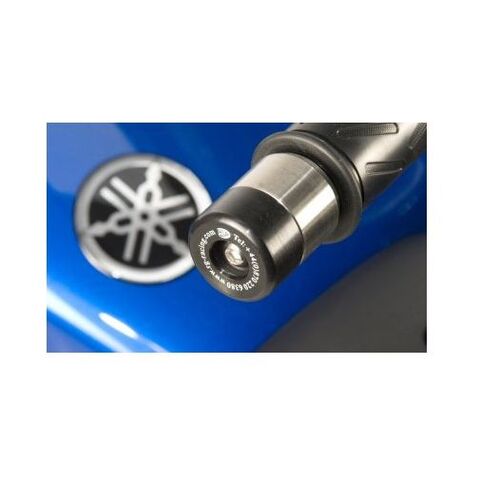 R&G Racing Bar End Sliders Yamaha Black/Silver [Open Box]
