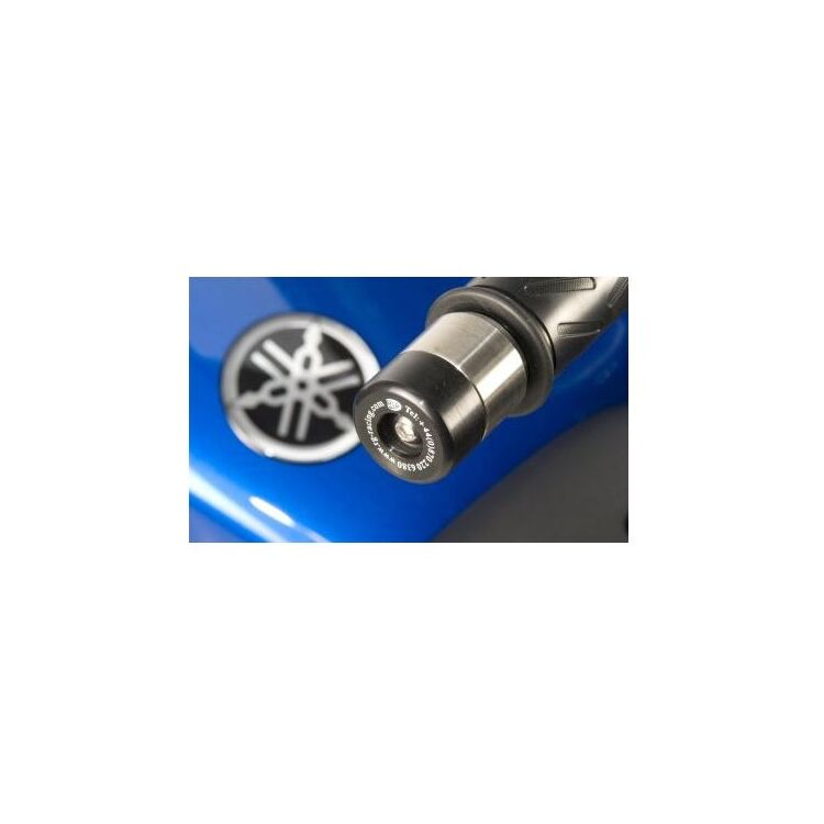 R&G Racing Bar End Sliders Yamaha Black/Silver [Open Box]