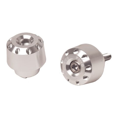 Puig Bar Ends Kawasaki Z650 / Ninja 650 / Versys X-300 2017-2025 Long / Silver [Open Box]