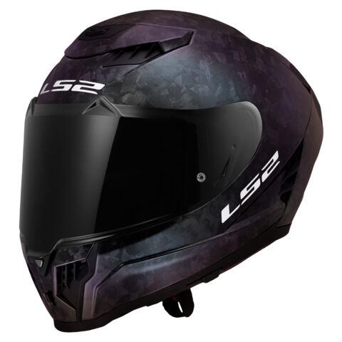 LS2 Dragon Carbon Chameleon Helmet
