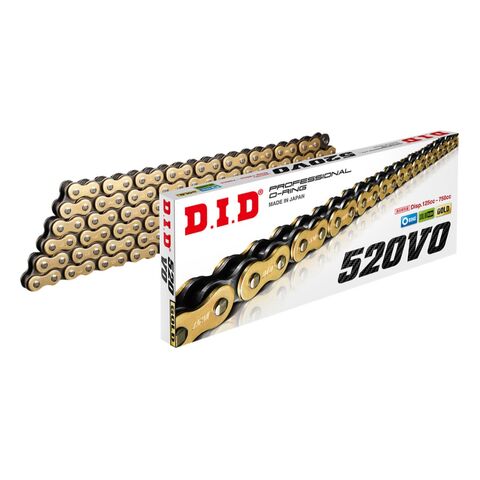 DID 520VO O-Ring Chain 110 Links / Black/Gold [Open Box]