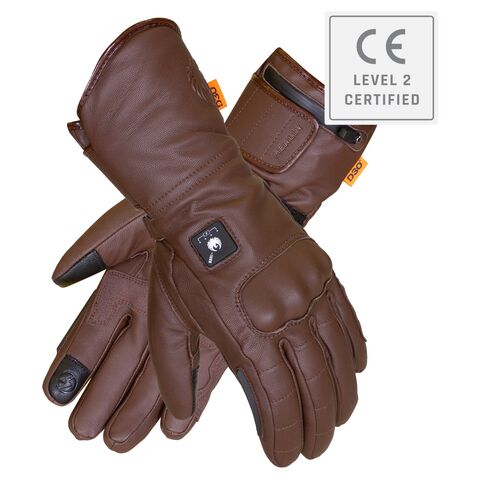 Merlin Bednell D3O Heated Gloves Brown / SM [Open Box]