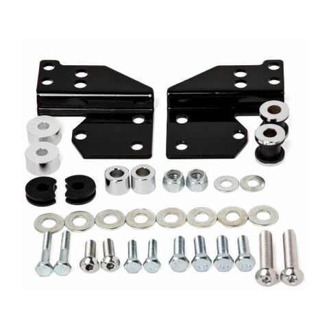 HogWorkz Front Docking Hardware Kit For Harley Touring 1997-2008 Chrome Hardware [Open Box]