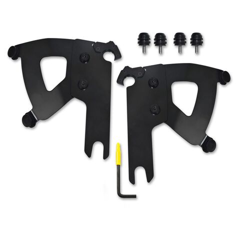Memphis Shades Road Warrior Trigger Lock Mount Kit For Harley FLHRXS / FLHRS 2004-2025 Black [Open Box]