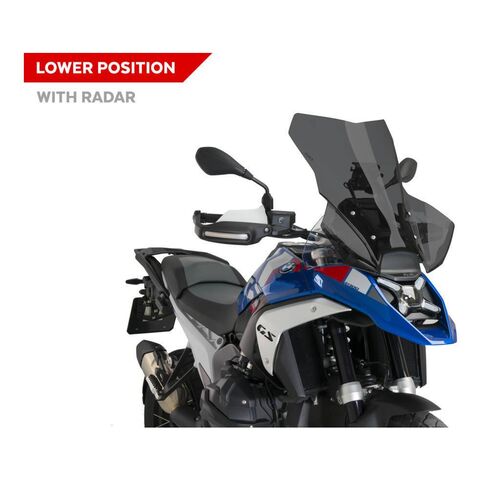 Puig Touring Windscreen BMW R1300GS 2024-2026 Dark Smoke / With Radar [Previously Installed]