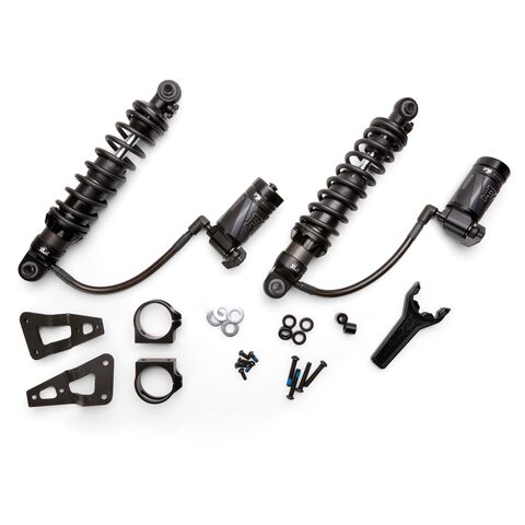 Fox Factory QS3-QSR Remote Reservoir Shocks For Harley Touring 1993-2026 Standard Duty / 13" [Incomplete]