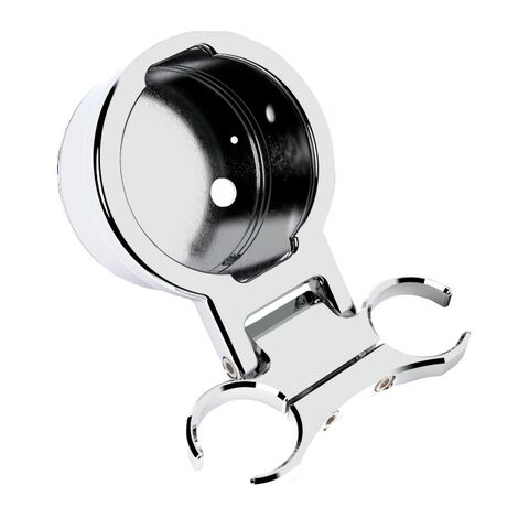 LA Choppers T-Bar Single Gauge Mount 1.25" Clamp / Chrome [Open Box]