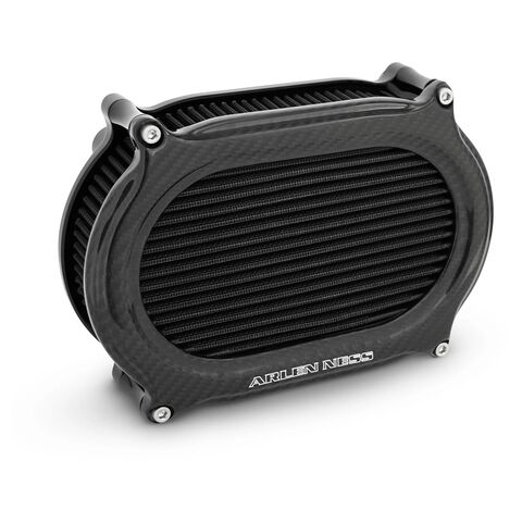 Arlen Ness Stage II Oval Air Cleaner Kit For Harley 2017-2026 Carbon Fiber [Open Box]