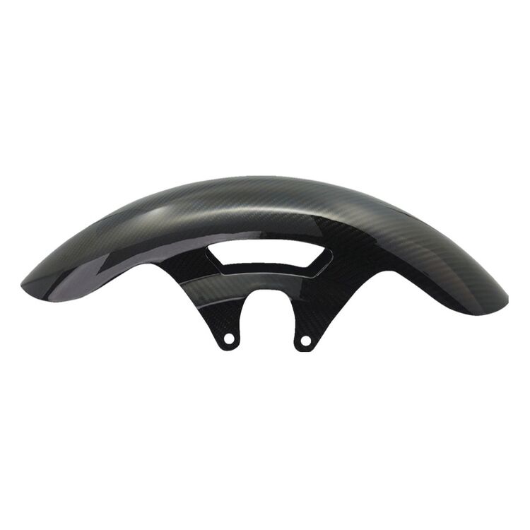 Arlen Ness Carbon Fiber Cafe Fender For Harley Touring 1999-2013 Black [Open Box]