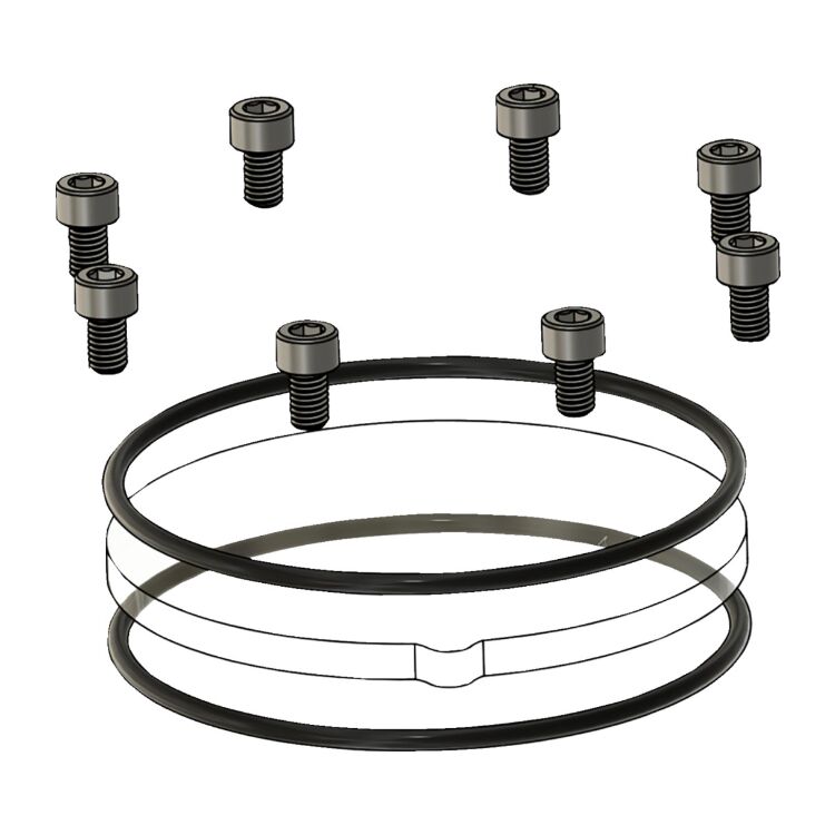 Trask Assault Cam Cover Repair Kit For Harley Milwaukee-Eight 2017-2026