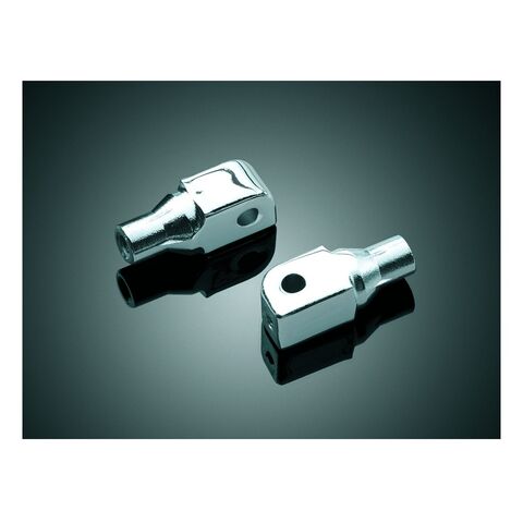 Kuryakyn Front / Rear Tapered Foot Peg Adapters Yamaha / Honda / Suzuki / Triumph Chrome [Blemished - Very Good]