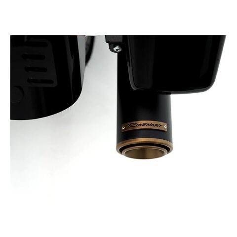Rinehart 4 1/2" HP45 XL Slip-On Mufflers For Harley Touring 2017-2026 Black/Bronze [Blemished - Very Good]