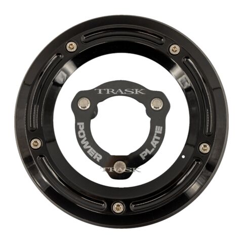 Trask Derby Cover With Power Plate For Harley Touring 2015-2026