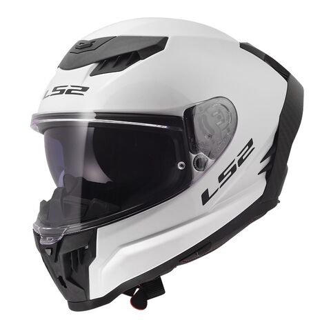 LS2 Dragon Carbon LE Helmet White/Black / XL [Blemished - Very Good]