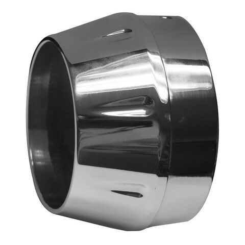 Bassani Road Rage Megaphone End Cap For Harley 4" Muffler / Polished Aluminum [Previously Installed]