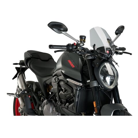 Puig Naked New Generation Windscreen Ducati Monster 937 / 937 Plus / 937 SP 2021-2024 Smoke [Open Box]