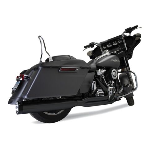 Khrome Werks Outlaw 2 into 1 Exhaust For Harley Touring 2017-2026 Black [Blemished - Very Good]