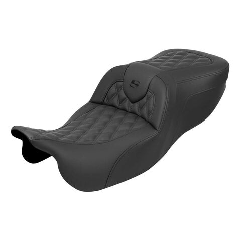 Saddlemen Roadsofa LS Lattice Stitch 2-Up Seat For Harley FLRT / FLTRT 2015-2025 Without Backrest [Open Box]