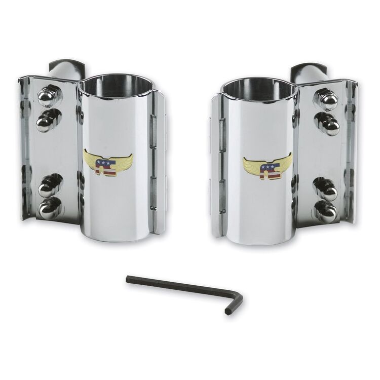 National Cycle Heavy Duty Windshield Mount Kit Indian Scout 2015-2026 Chrome [Open Box]