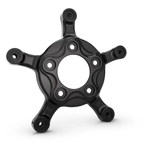 Arlen Ness Spider 320mm Brake Rotor Adapter For Harley Touring 2023-2026 For Stock Wheel / Black [Previously Installed]