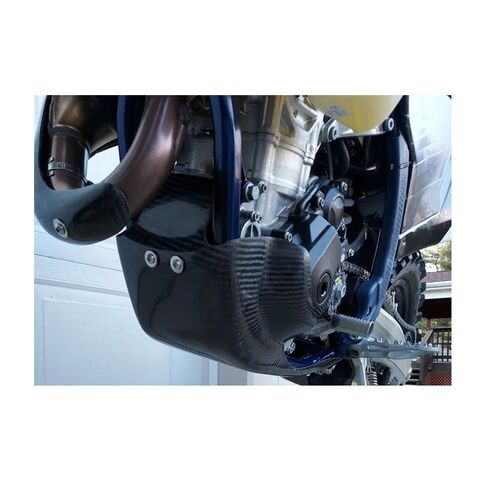 P3 Carbon Fiber Skid Plate KTM / Husqvarna / Gas Gas 250cc-350cc 2022-2024 With Linkage Guard [Open Box]
