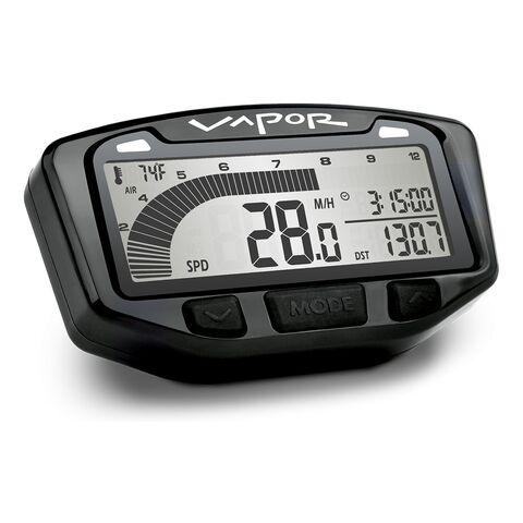 Trail Tech Vapor Gauge Kit Honda / Husqvarna / Kawasaki / KTM / Suzuki / Yamaha Black [Open Box]