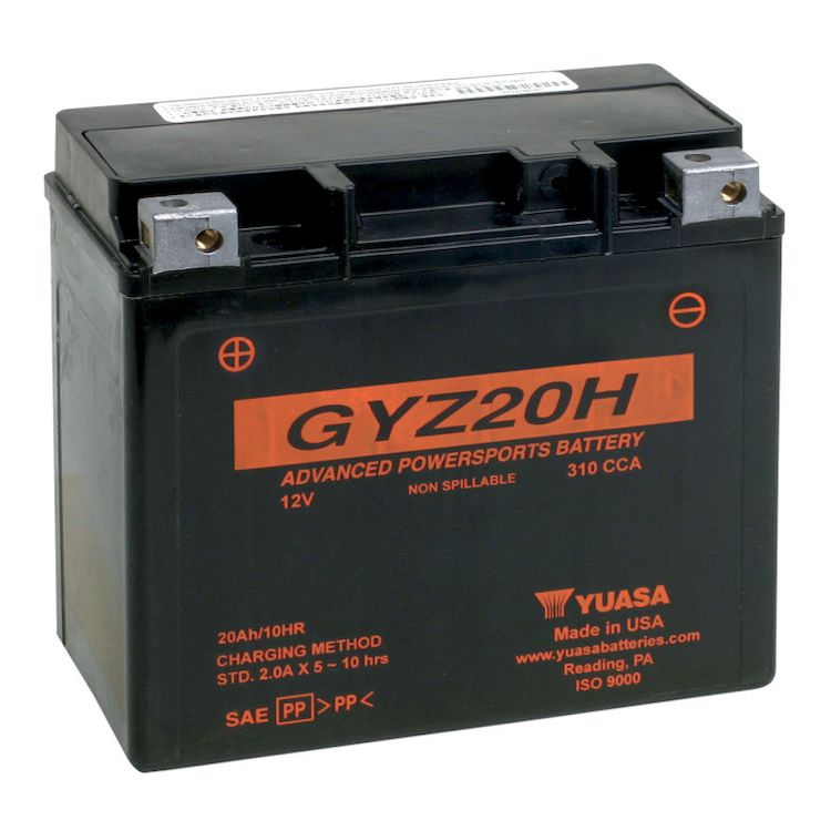 Yuasa GYZ20H Factory Activated AGM High Performance Battery For Harley