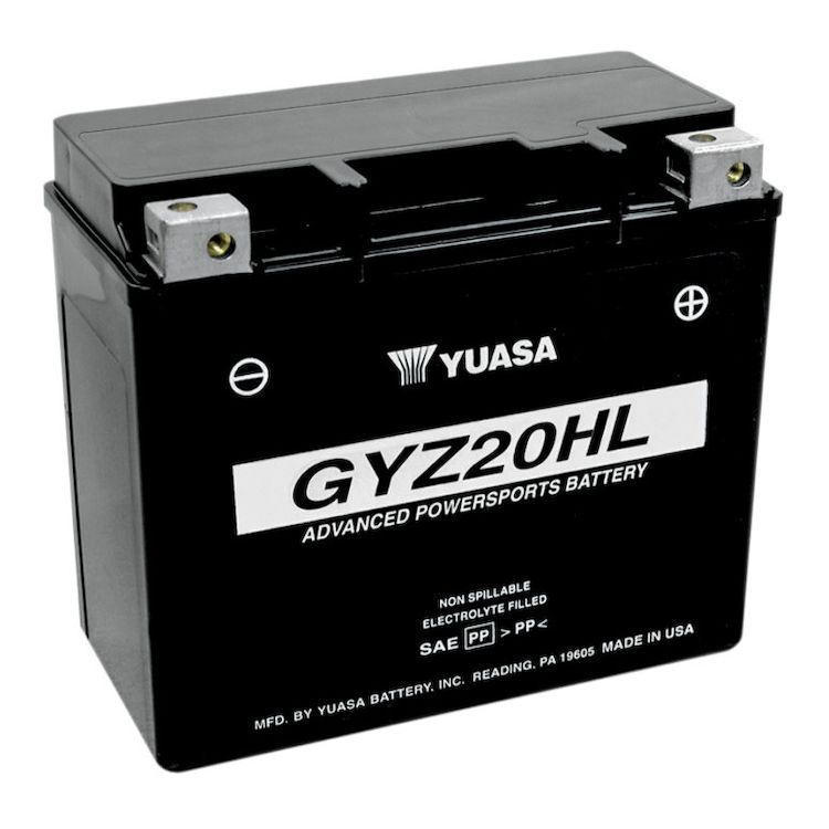 Yuasa GYZ20HL Factory Activated AGM High Performance Battery For Harley