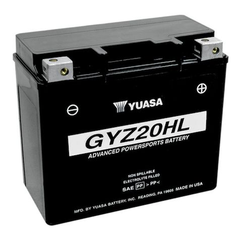 Yuasa GYZ20HL Factory Activated AGM High Performance Battery