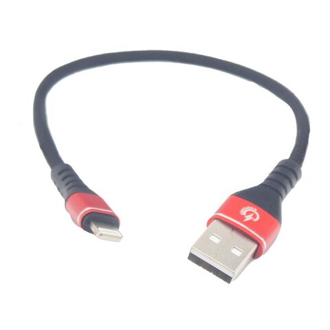 RidePower Male USB To Lightning Phone Charging Cable USB / 7.5" [Open Box]