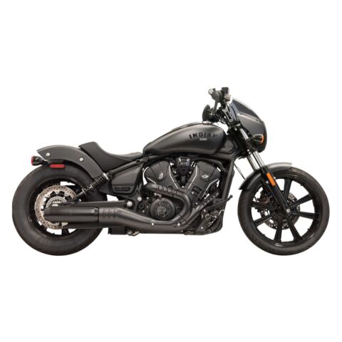 Bassani 4" Slip-On Muffler With Billet End Cap For Indian Scout 2025-2026