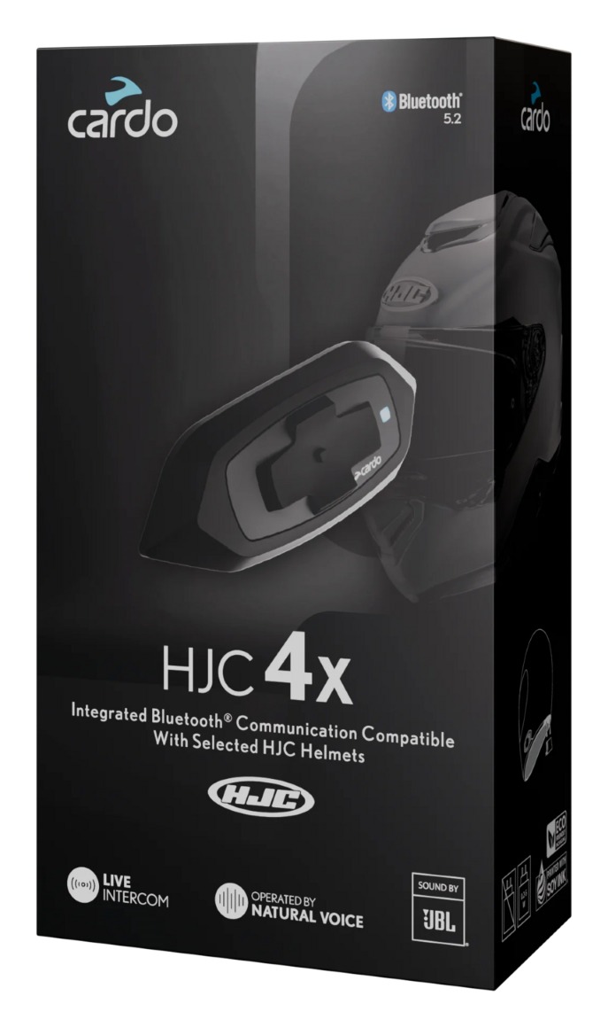 bluetooth headset for hjc helmets Cardo 4X Bluetooth Headset For HJC Helmets