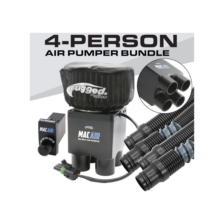 Rugged Radios MAC Air 4-Person Helmet Air Pumper Kit