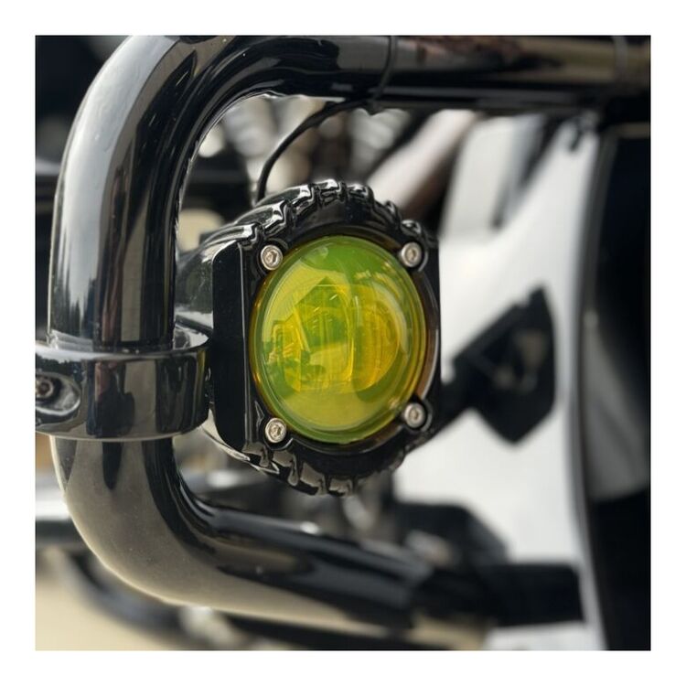 Custom Dynamics Shark Demon LED Fog Lights For Harley 2017-2025