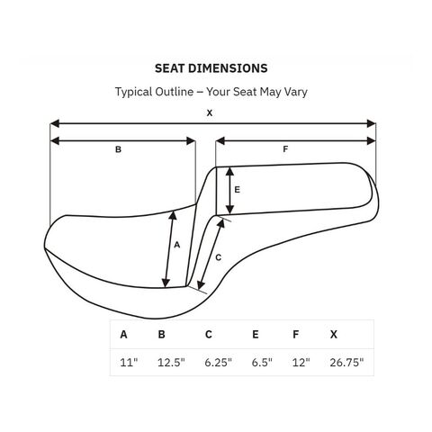 Saddlemen Step-Up TTR Tuck and Roll Seat For Harley Dyna 2004-2005 Black / Front Tuck & Roll TTR [Open Box]
