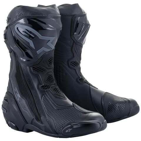 Alpinestars Supertech R Boots Black/Black / 42 [Blemished - Very Good]